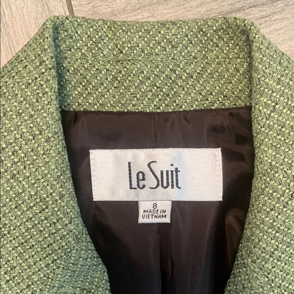 Le Suit Green Women's Blazer - Picture 2 of 7
